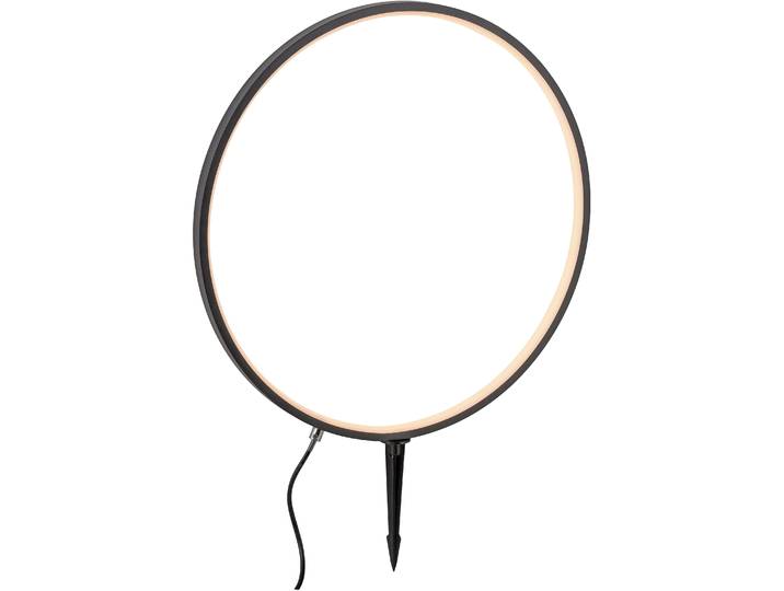 Gartenleuchte JUST LIGHT ZIRKULU , schwarz, B:50cm H:66cm L:50cm T:50cm Ø:50cm, Leuchten, Gartenleuchte, LED, IP65