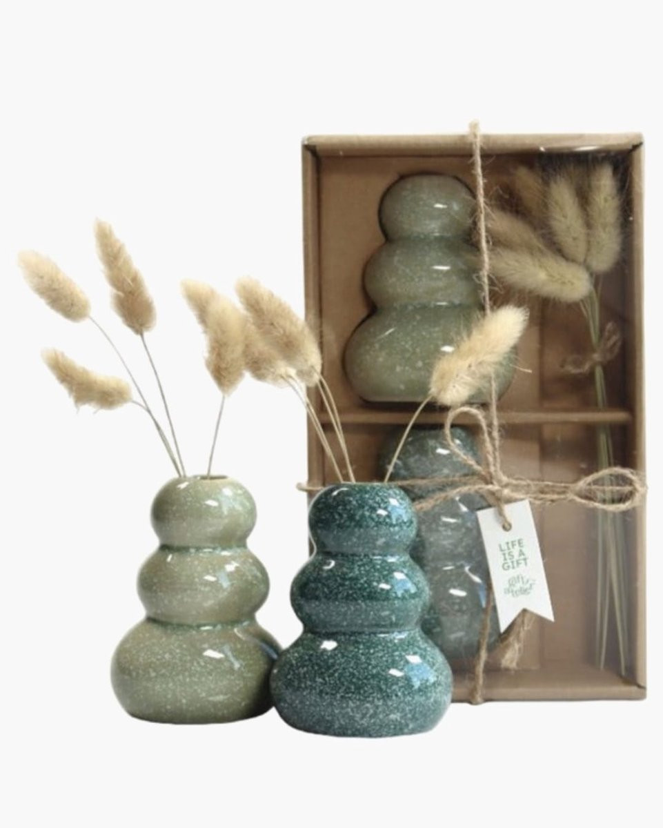 Gift Atelier Vaasje Life is A Gift Groen