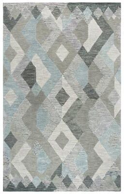Alora Decor NAVATEXTURA Geneva Geometric Hand-tufted Wool Rug