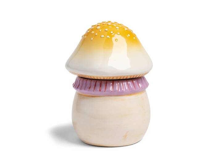 &klevering - Magic Mushroom Vorratsdose, small, gelb