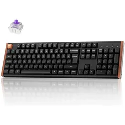Keychron K10 HE (DE, Kabelgebunden, Kabellos), Tastatur, Schwarz