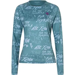 Endura, Damen, Velotrikot, Singletrack Print L/S Damen Trikot (S), Grün, S