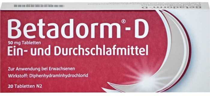 Recordati Pharma GmbH BETADORM D Tabletten 20 St.