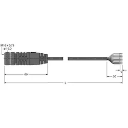 Turck Aktuator- u. Sensorleitung BKM14E0110/TEL (OBS)