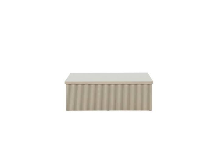 Livetastic Couchtisch, Beige, Holz, Pappel, rechteckig, eckig, 90x30x90 cm, Wohnzimmer, Wohnzimmertische, Couchtische