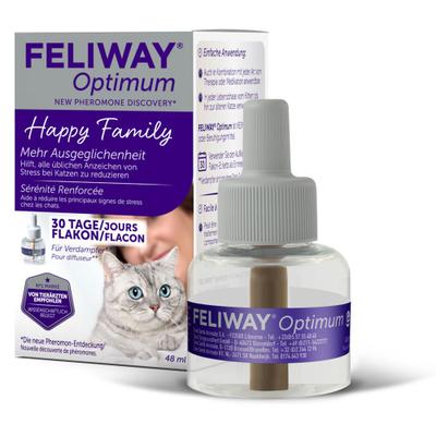 Feliway Optimum Nachfüllflakon f.Katzen 48 ml Lösung für einen Vernebler