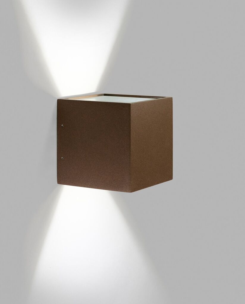 Light-Point LED-Wandleuchte CUBE XL Rost (up&down) 256188 5711389561888