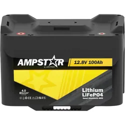 Liontron Ampstar LiFePO4 Batterie mit Bluetooth und IP65 12,8 V 100 Ah