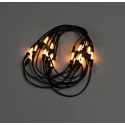 Konstsmide Weihnachtsbeleuchtung LED Lichterkette 30 bernsteinfarbene Dioden