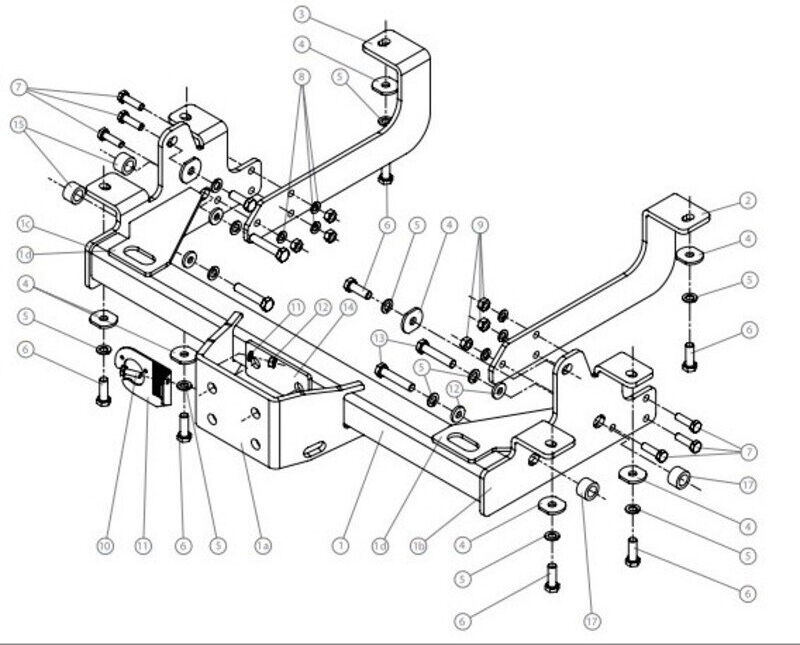 Attelage Nissan Interstar Fourgon Traction Roues Simples (11/21-05/24) Standard