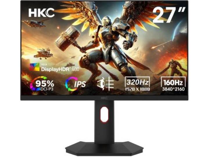 Hkc - Ecran Pc Gamer 27 Dual Mode 4k Uhd 160 Hz / Fhd 320 Hz Fast Ips Hdr400 - G27h7p