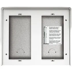Legrand 350642 4-moduliger Aufputzkasten, 2-reihig, Farbe: Allwhite