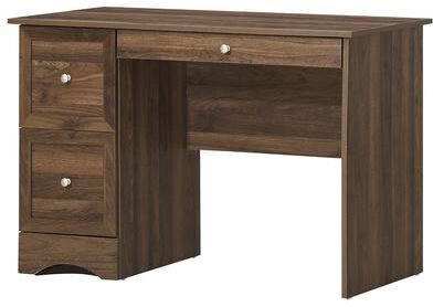 Compact Computer Desk Wooden Home Office Workstation with 2 Drawers