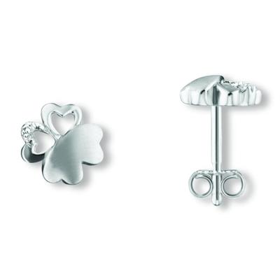 Paar Ohrhänger ONE ELEMENT "Zirkonia Blume Ohrringe Ohrstecker aus 925 Silber", silber, Ohrringe, Damen, Silber 925 (Sterlingsilber), Bedeutungsvoll & zeitlos – ein Begleiter mit Persönlichkeit