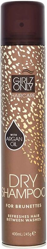 Girlz Only Dry Shampoo for brunettes with argan oil 400 ml