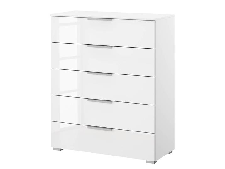 Buffet x5 80cm Blanc/Blanc brillant/Blanc alpin Aluminium