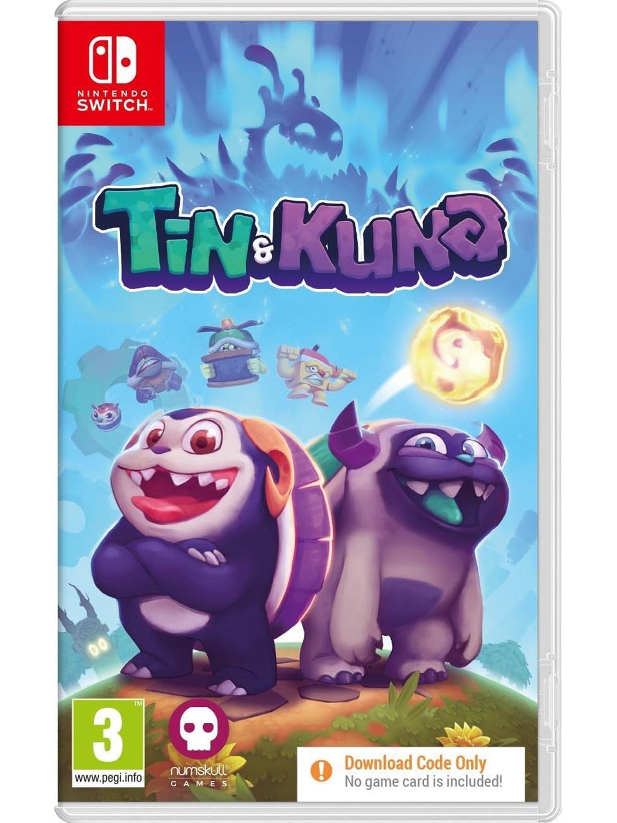 Tin & Kuna (Code in a Box) - Nintendo Switch - Platformer - PEGI 3