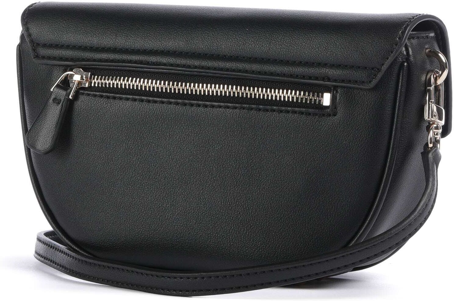 Guess Cerelia Schultertasche aus Leder, schwarz