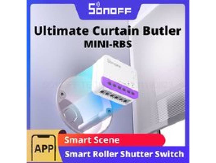 SONOFF MINI-RBS Slimme gordijnrolluikschakelaar Afwijkkalibratie Slimme planning en exacte controle via Matter ALexa