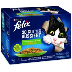 Felix So gut wie es aussieht, Gemischte Vielfalt mit Gemüse - Multipack 6x1.02 kg