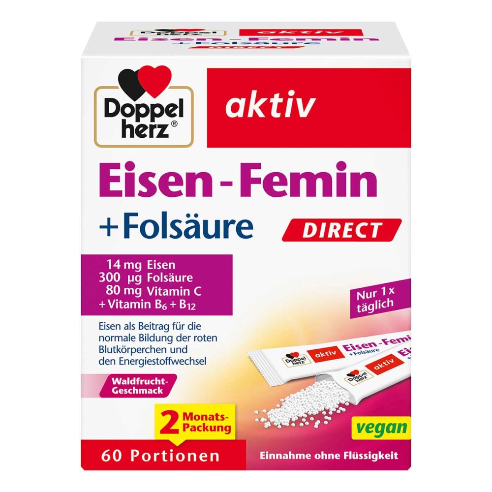 Queisser Pharma GmbH & Co. KG Doppelherz Eisen-Femin Direct Pellets 18390639