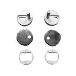VitrA Ersatzteil Scharnier-Set WC-Sitze 120 + 122 mit Schnellverschluss,316021YP1TE 316021YP1TE