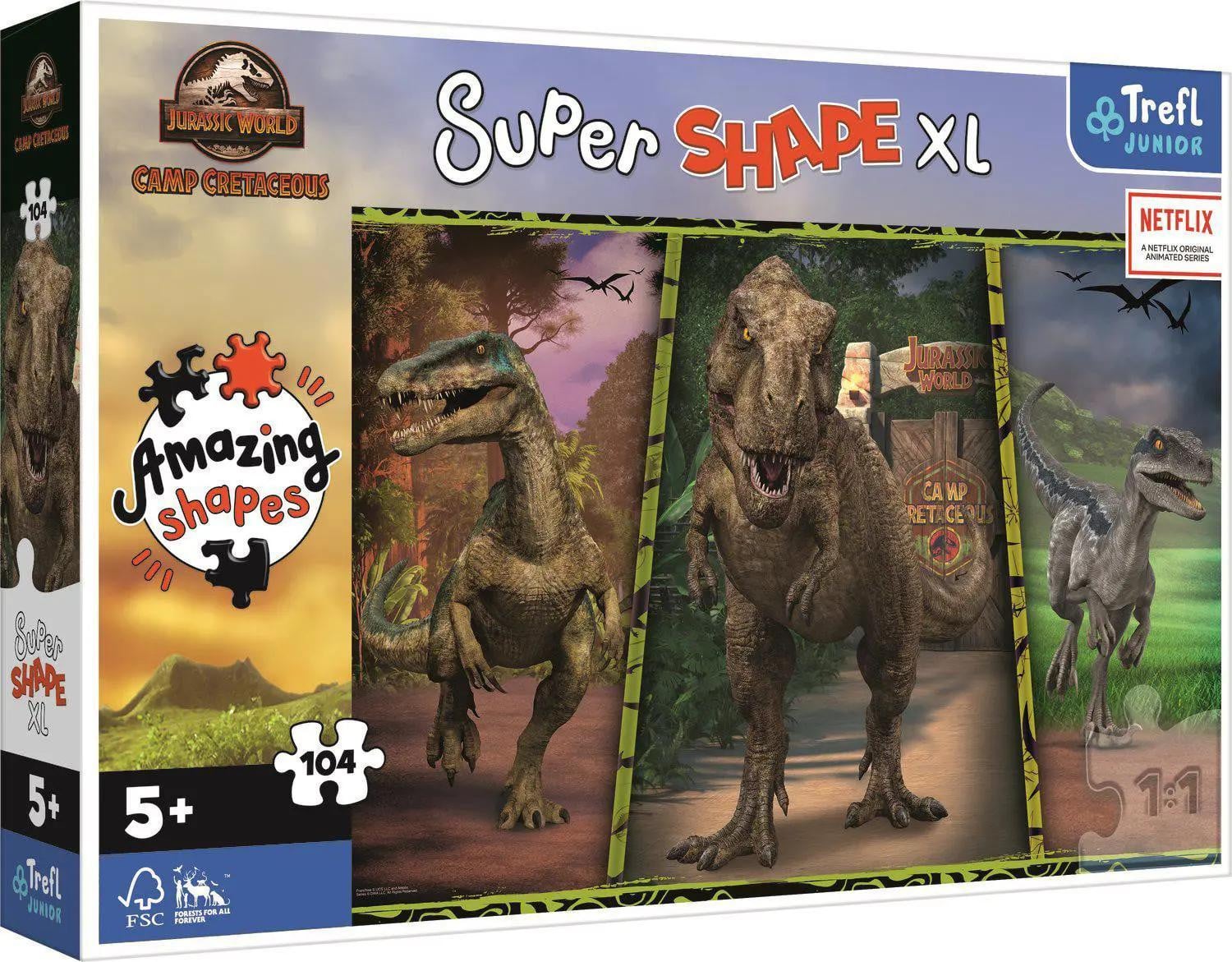Trefl 50020 Legpuzzel Dinosaurussen 104 stukjes