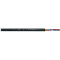 Sommer Cable Mikrofonkabel 2x0,34 100m sw CLUB SERIES (100 m), Videokabel, Schwarz