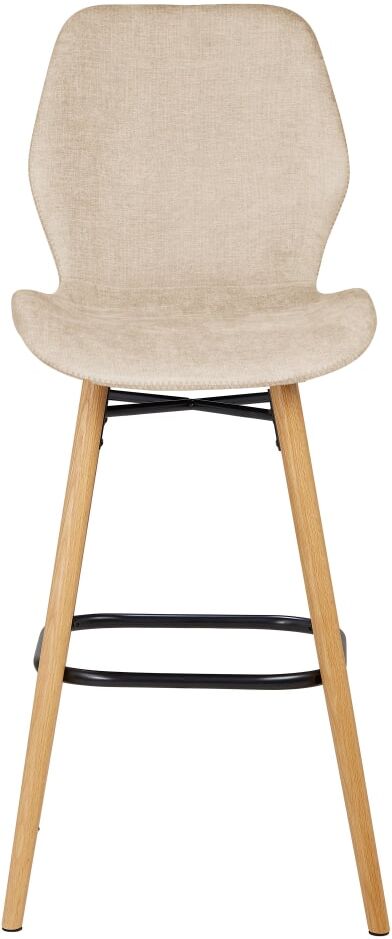 Zago Chaise snack tissu soft touch sable Beige 46x103x54cm