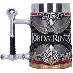 Nemesis Now, Biergläser, Lord of the Rings Aragorn Tankard 15.5cm (0.60 l, 1x)