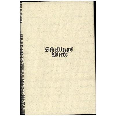 Schelling Werke 4. Hauptband: Schriften zur Philosophie der Freiheit (1804-1815), Gebundene Ausgabe von Friedrich Wilhelm Joseph Schelling, C.H. Beck,