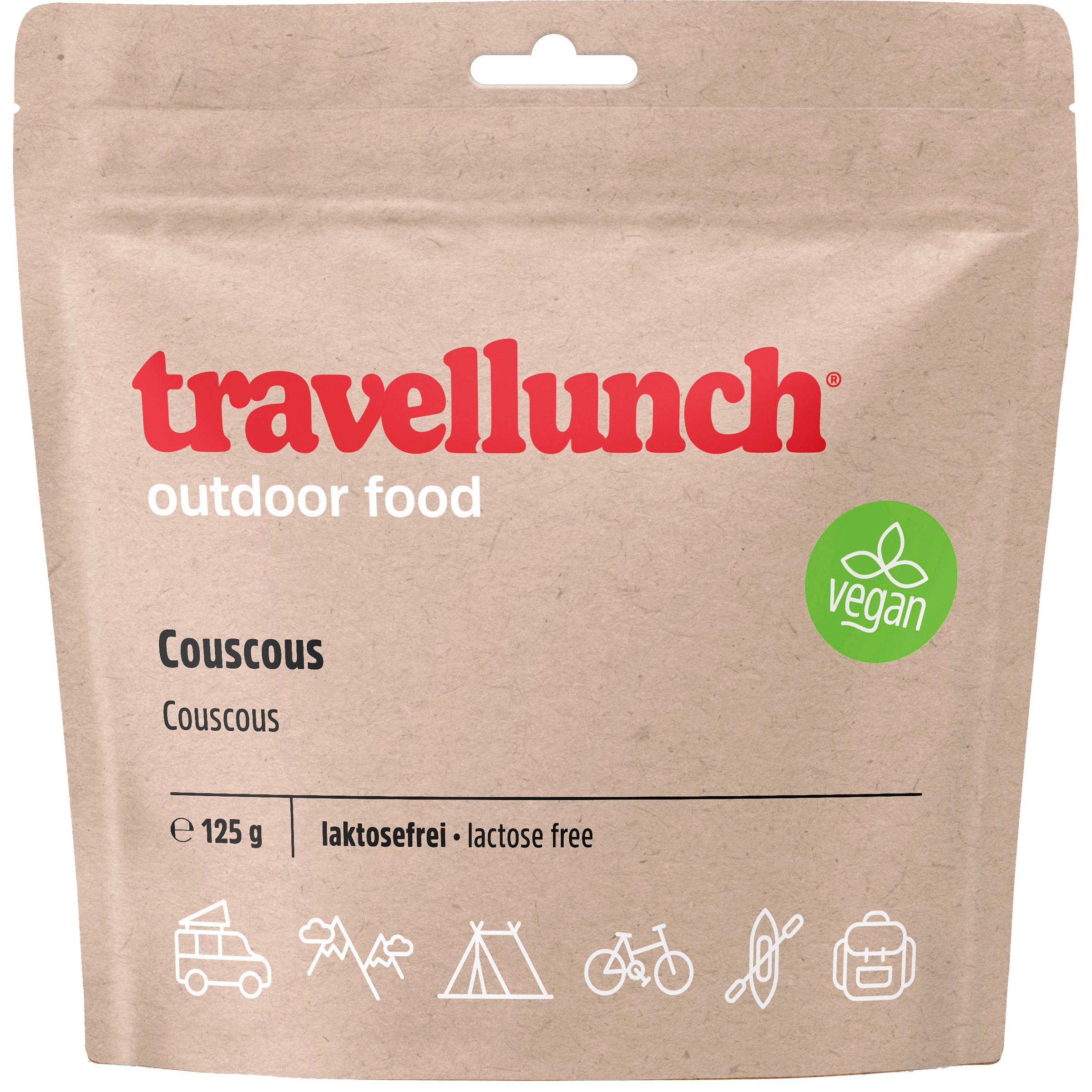 Travellunch Couscous - lactosefrei Trekkingnahrung Größe 125G
