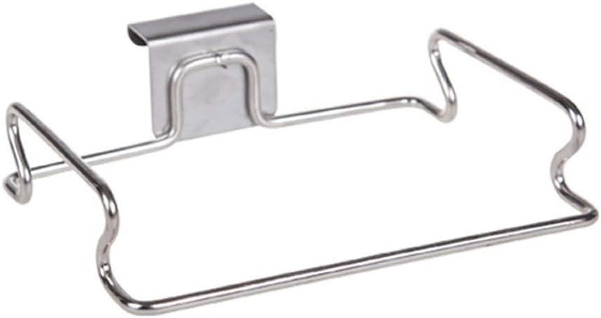 Rvs Keukenorganizer voor Vuilniszakken, Handdoeken en Handschoenen
