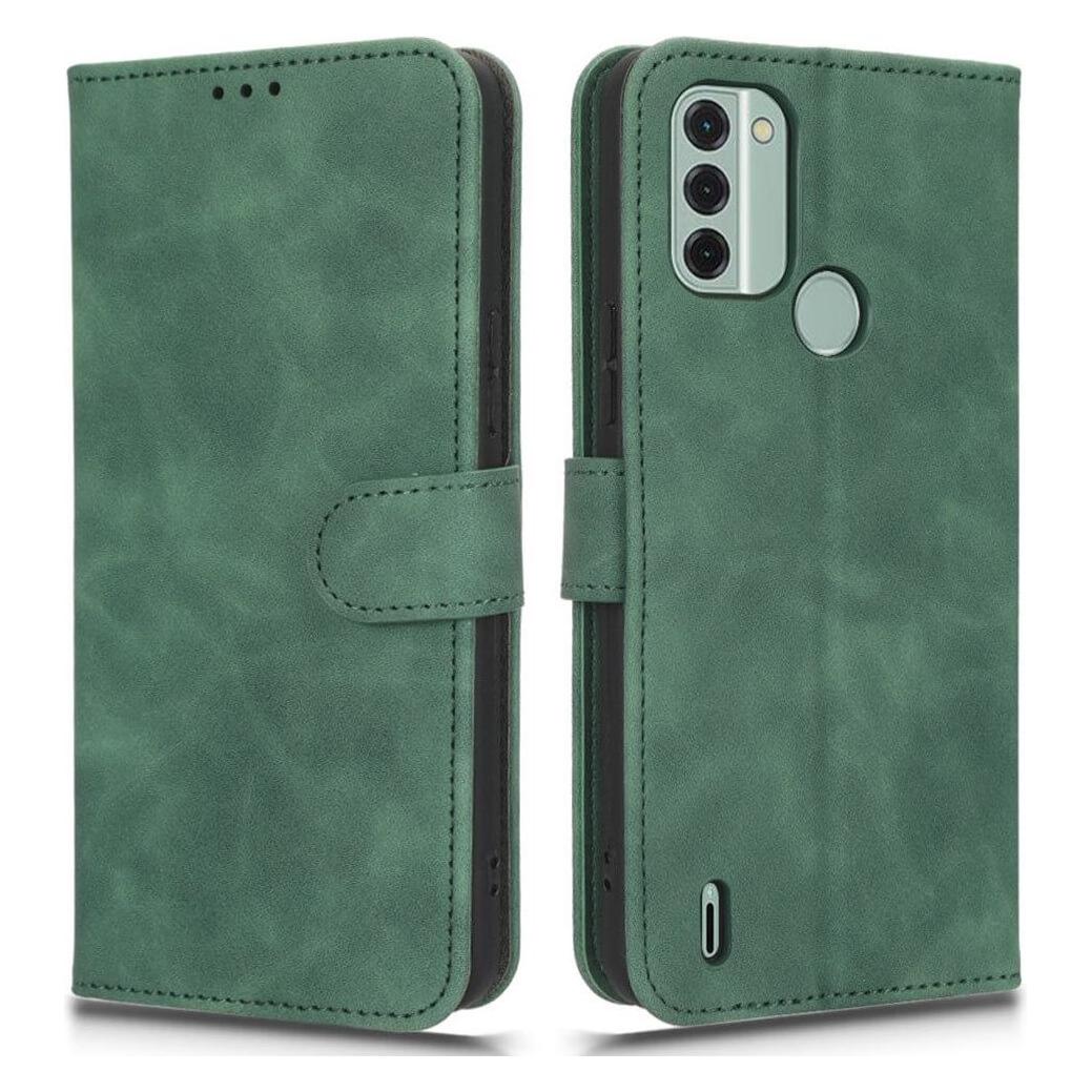 Cover-Discount Nokia C31 - Leder Etui Hülle grün (Nokia C31) (660124167C)