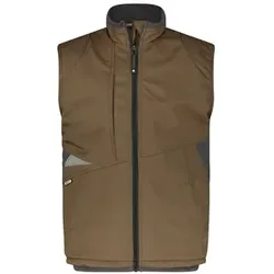 Fusion Softshell-Weste, lehmbraun/anthrazit, Größe XL - lehmbraun/anthrazitgrau - XL