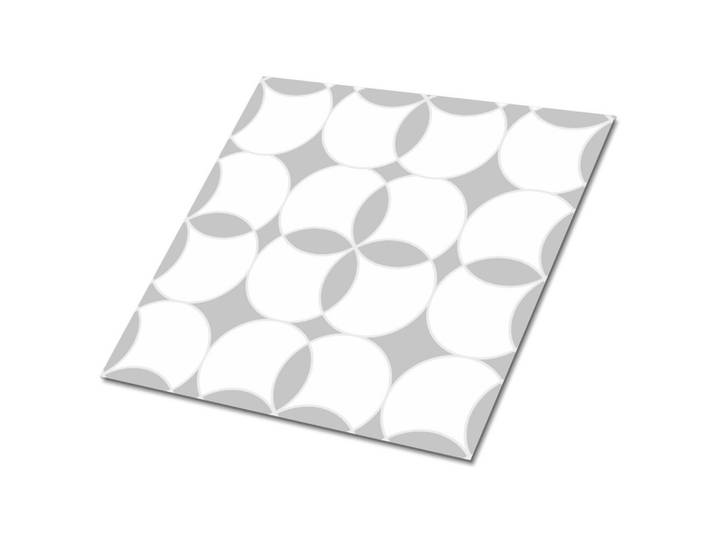 SELBSTKLEBENDE Wandfliesen 9 Stück 30x30 cm - Geometrische Kreise