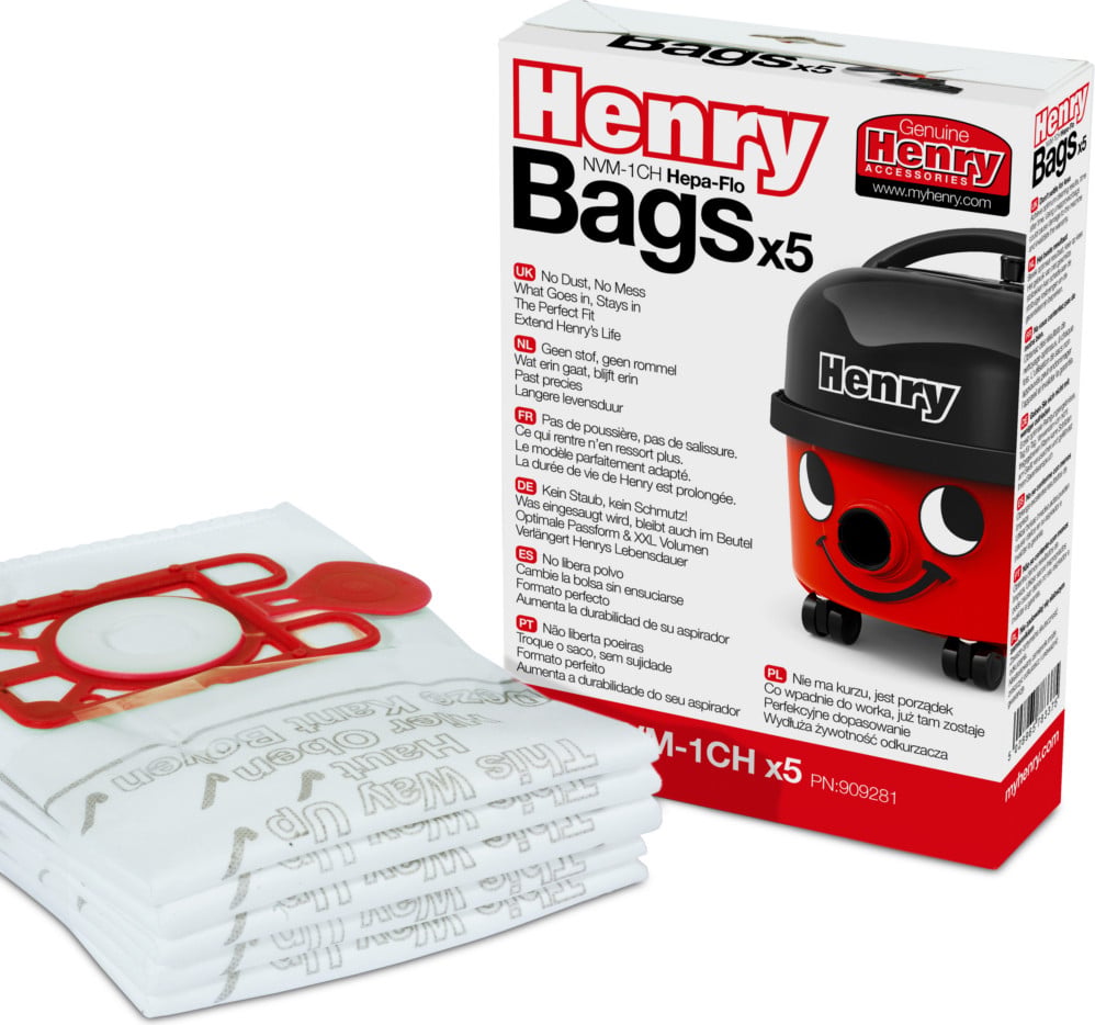 Numatic Henry NVM-1CH Hepa-Flo stofzuigerzakken, 5 stuks