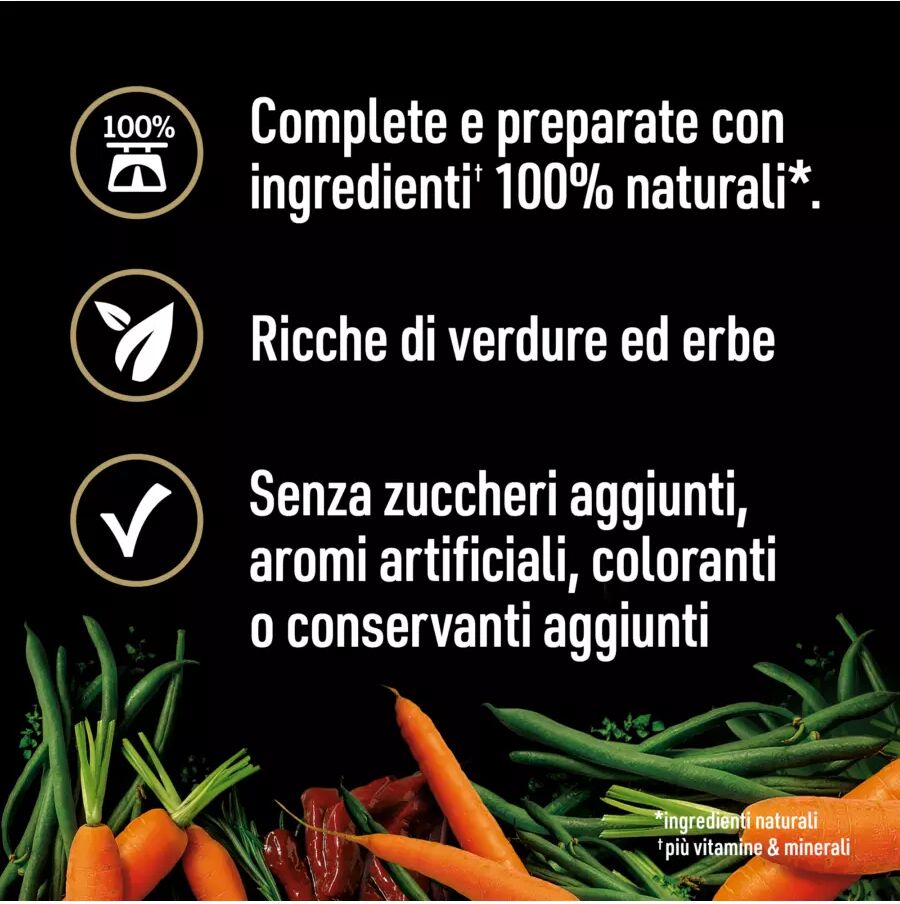 CESAR CAN NATURAL MANZO CAROTE FAGIOLINI 400GR