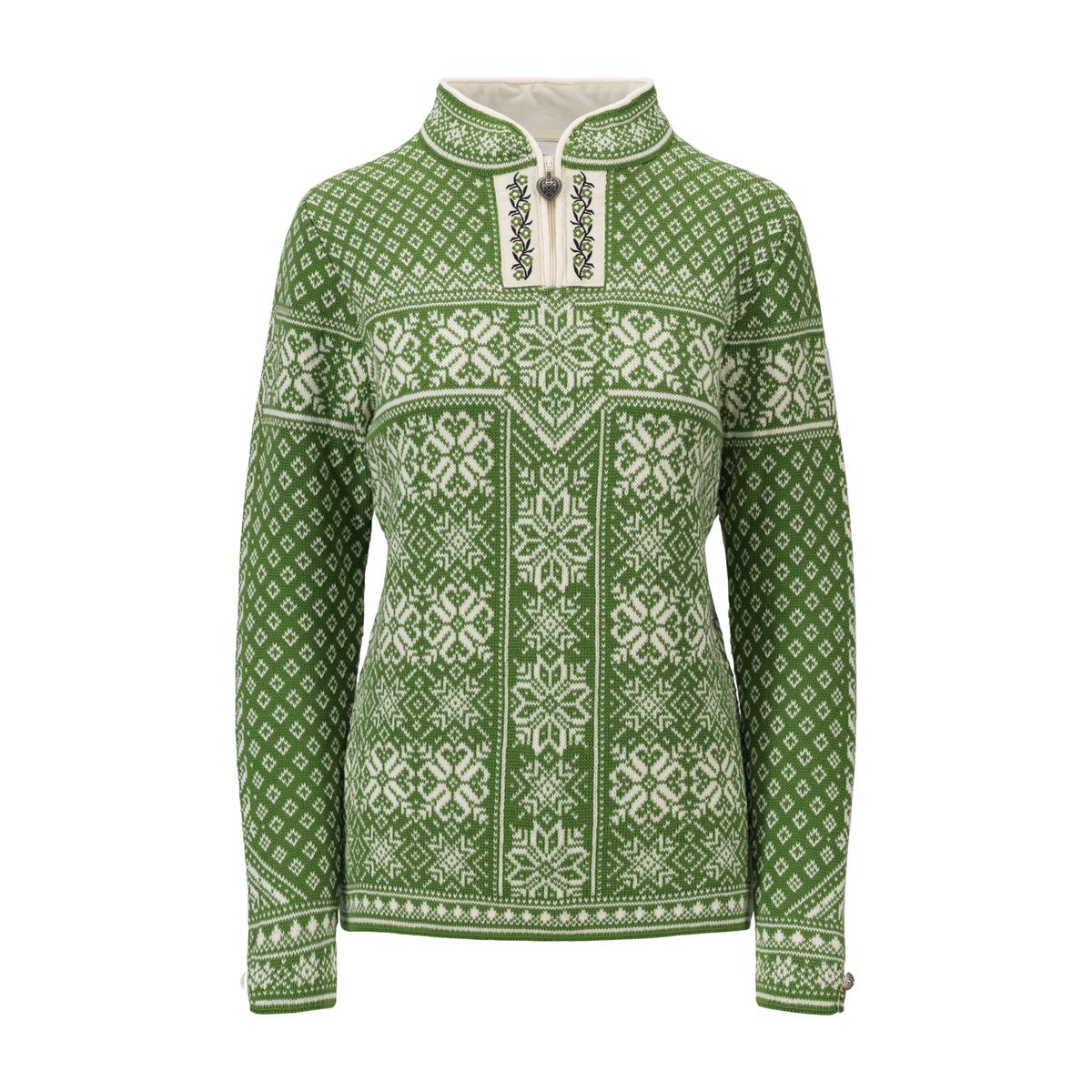 Dale of Norway Peace Fem Sweater spring green offwhite (N02) XXL 13312-N02-XXL