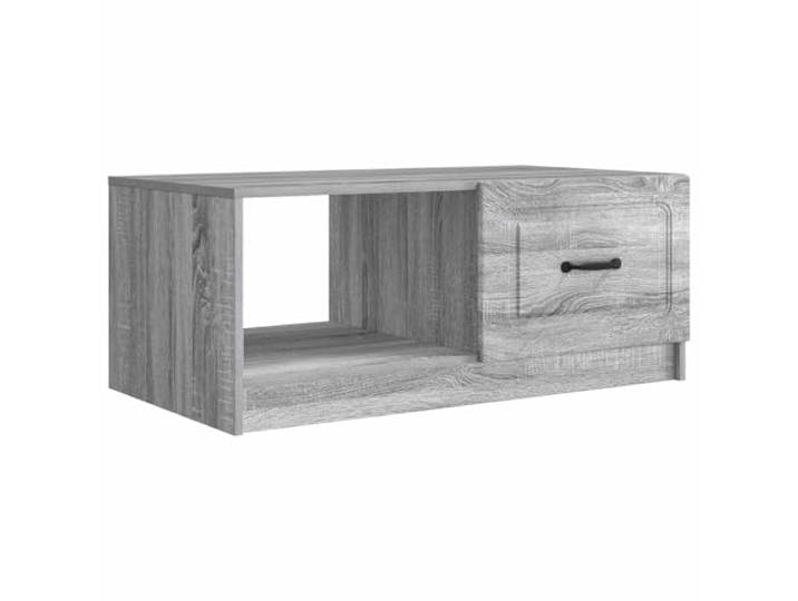 Heofavd Couchtisch Graues Sonoma 90x50x37 cm Holzwerkstoff mit Türen