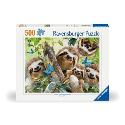 Erwachsenenpuzzle 500 Teile - Faultier Selfie