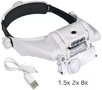 Uplifted Finds Rechargeable LED Magnifying Glasses For Watch Repair And Precision Work set 1
