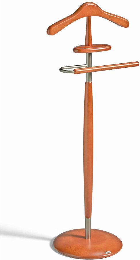 Symple Stuff Solid Wood Freestanding Valet Stand Cherry 110cm H X 45cm W X 32cm D