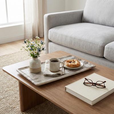 Sagebrook Home "Rustic Rectangular Wood Decorative Tray - 16"""