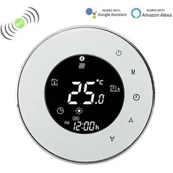 Renov8 Smart Wi-Fi Thermostat for gas boiler - compatible 86x86 box, Thermostat, Weiss
