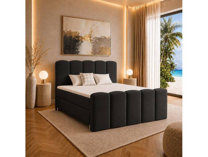 Best for Home Boxspringbett Boxbett VALENTINO, Wolkenbett, Bequem