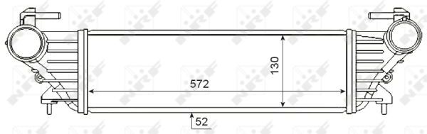 Nrf Ladeluftkühler 30340 Für Fiat