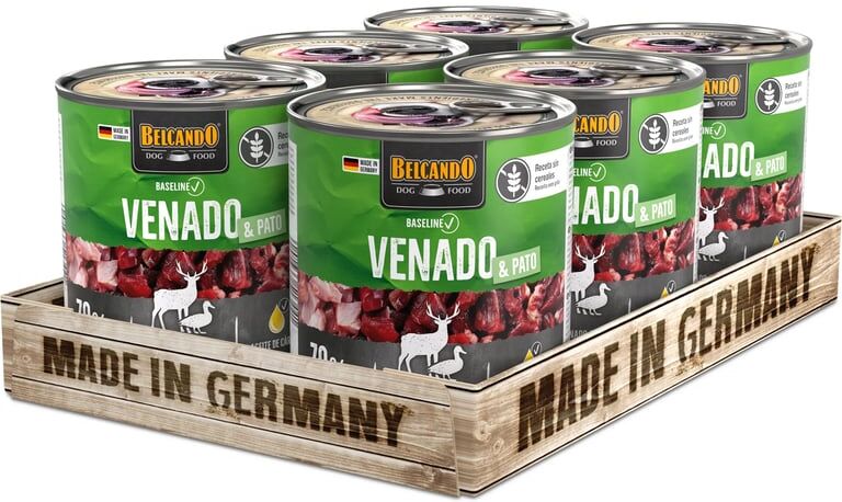 Belcando Baseline Veado & Pato 6 uds x 800g