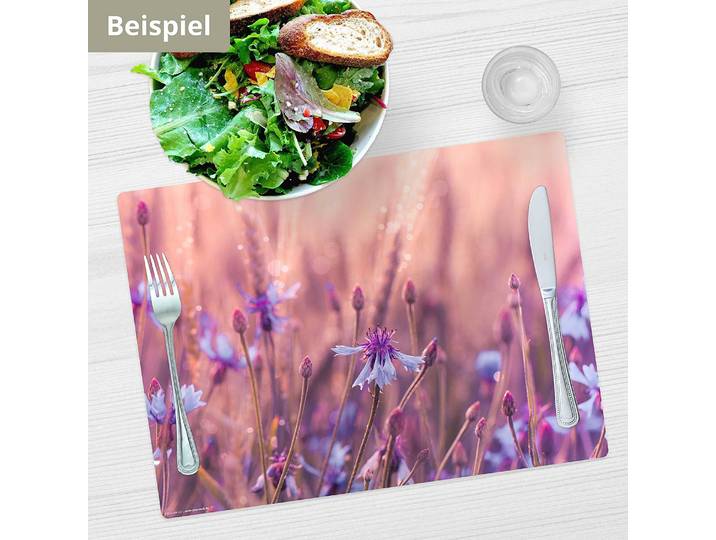 Tischset Kornblume 4er-Set 44 x 32cm Blau