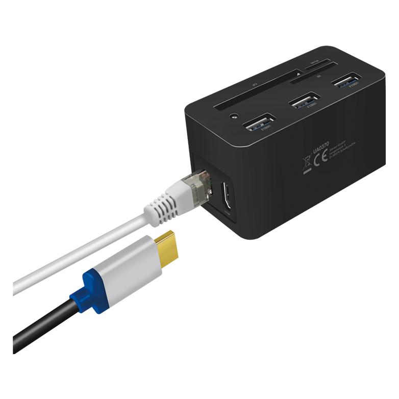LogiLink UA0370 (USB-C, 10 Ports) (UA0370)